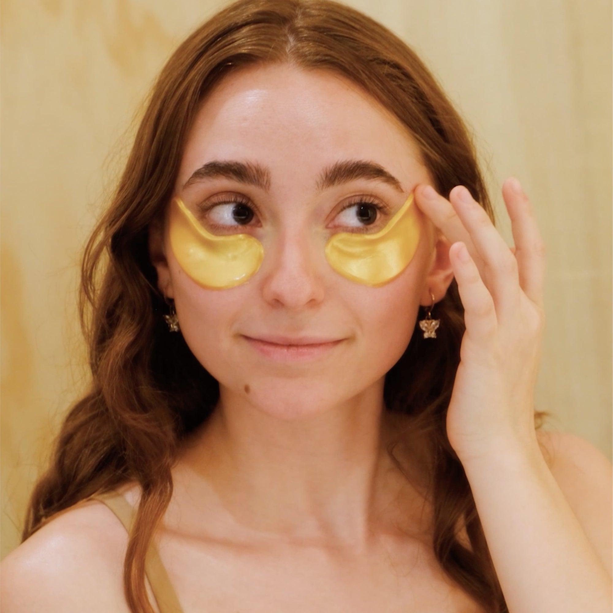 Masque hydratant pour les yeux au collagène et à l'or 24 carats de Hadaka
