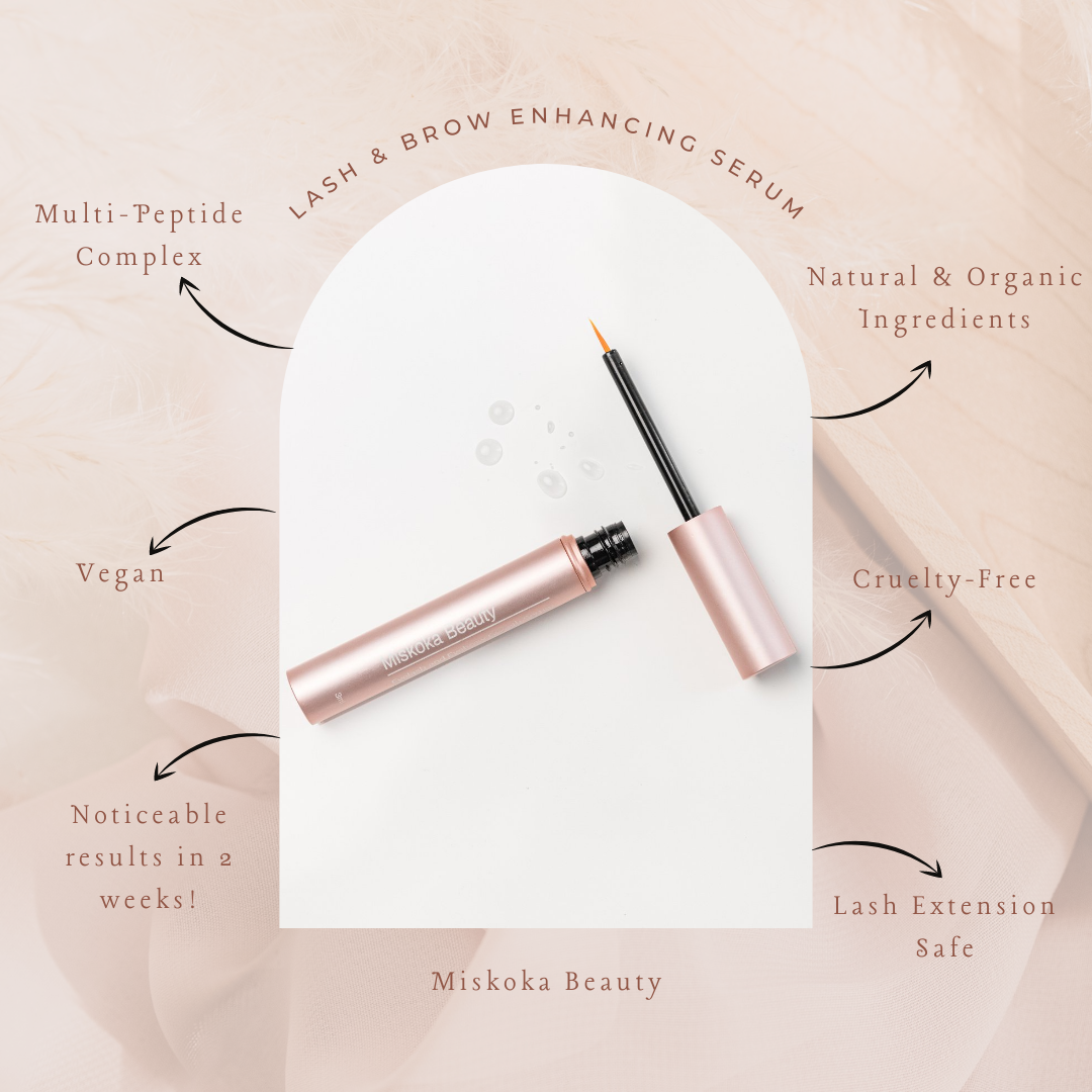 MISKOKA LASH AND BROW ENHANCING SERUM