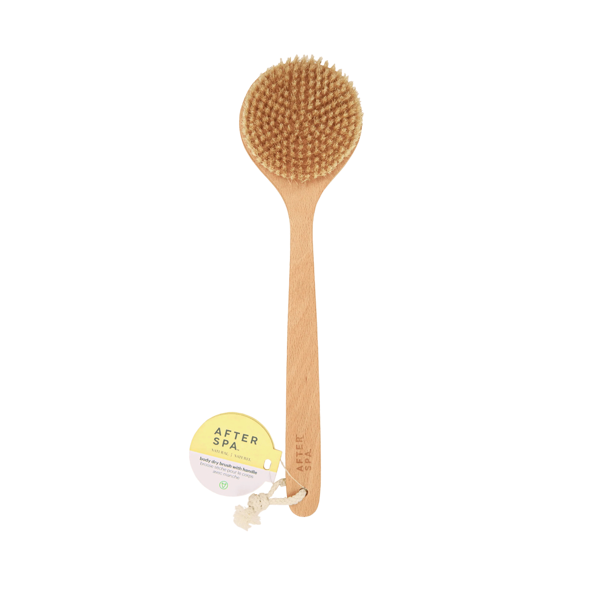 AFTERSPA BODY DRY BRUSH WITH HANDLE