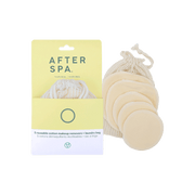 AFTERSPA 5 REUSABLE COTTON MAKEUP REMOVERS + LAUNDRY BAG