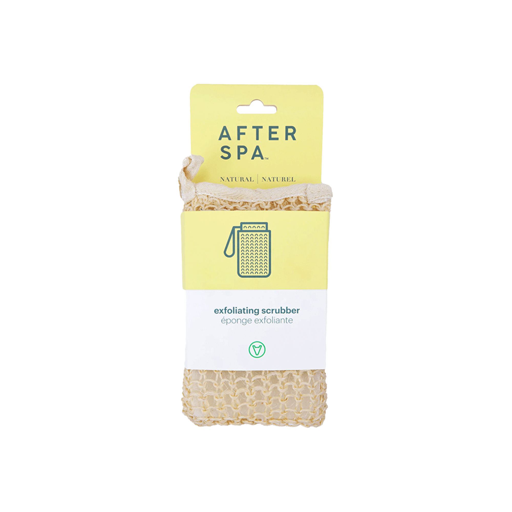 AFTERSPA BATH AND SHOWER EXFOLIATING SCRUBBER
