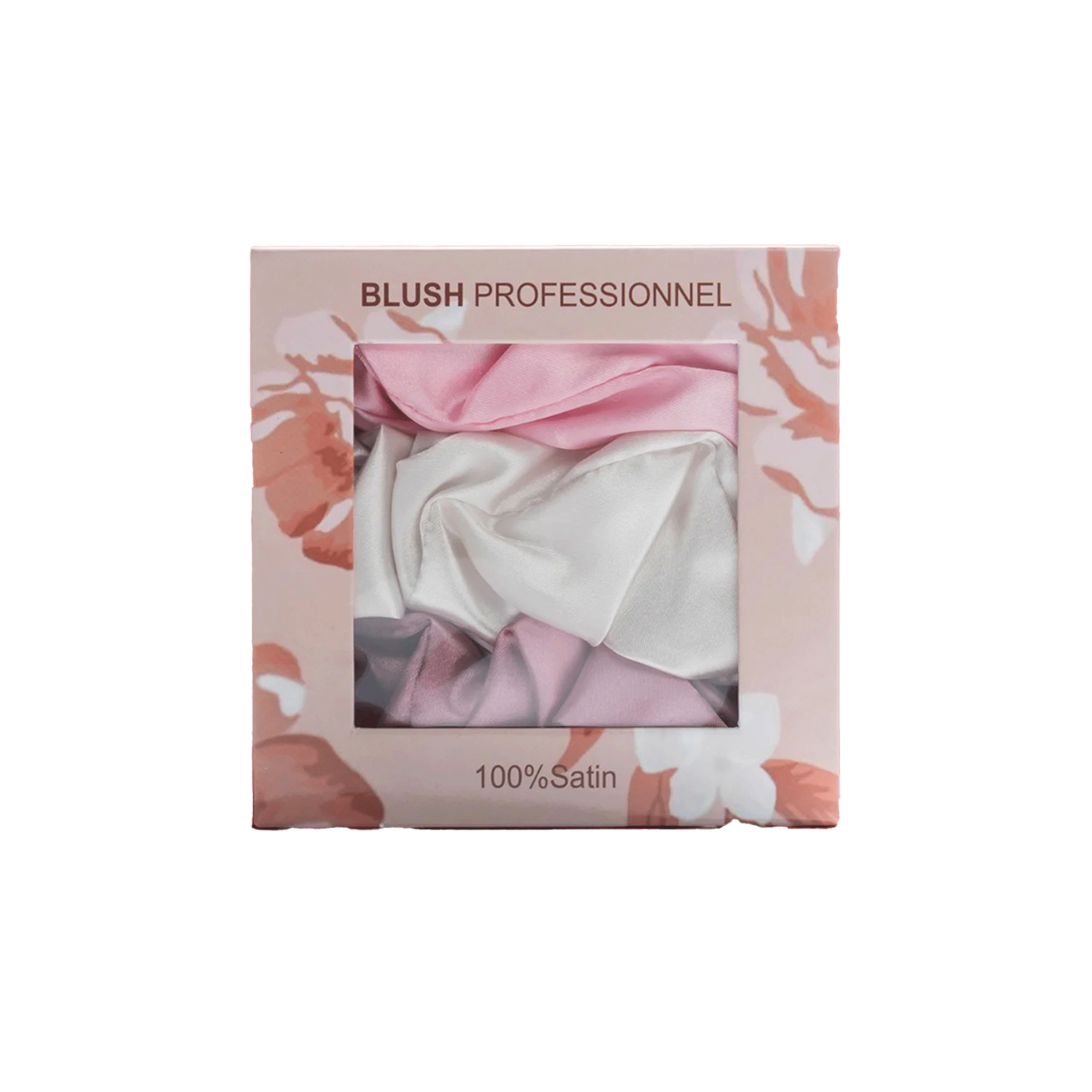 BLUSH PROFESSIONNEL SATIN SCRUNCHIES KIT PINKS