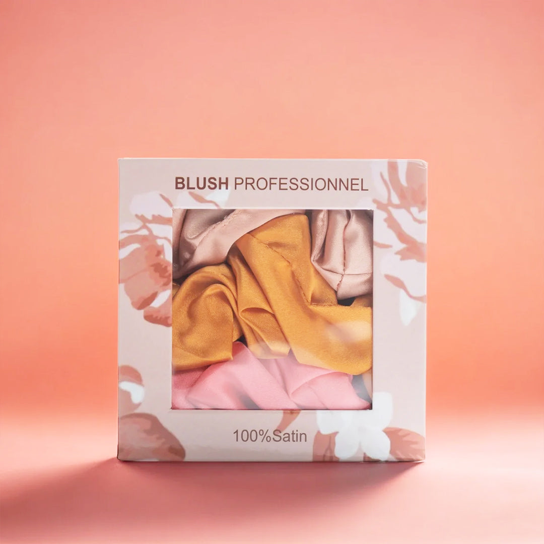 BLUSH PROFESSIONNEL SATIN SCRUNCHIES KIT SUNSET