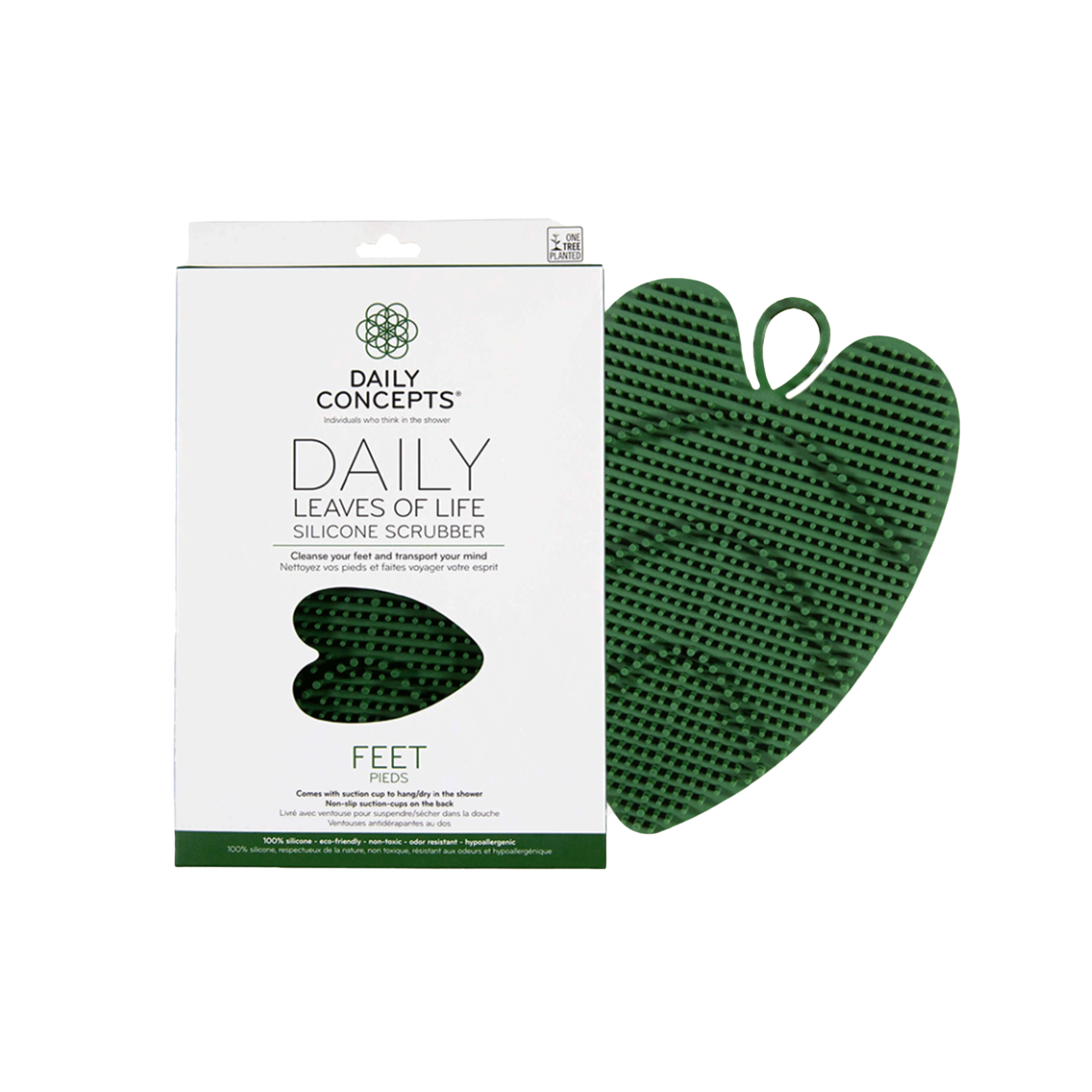 DAILY CONCEPTS LEAVES OF LIFE FEET SCRUBBER