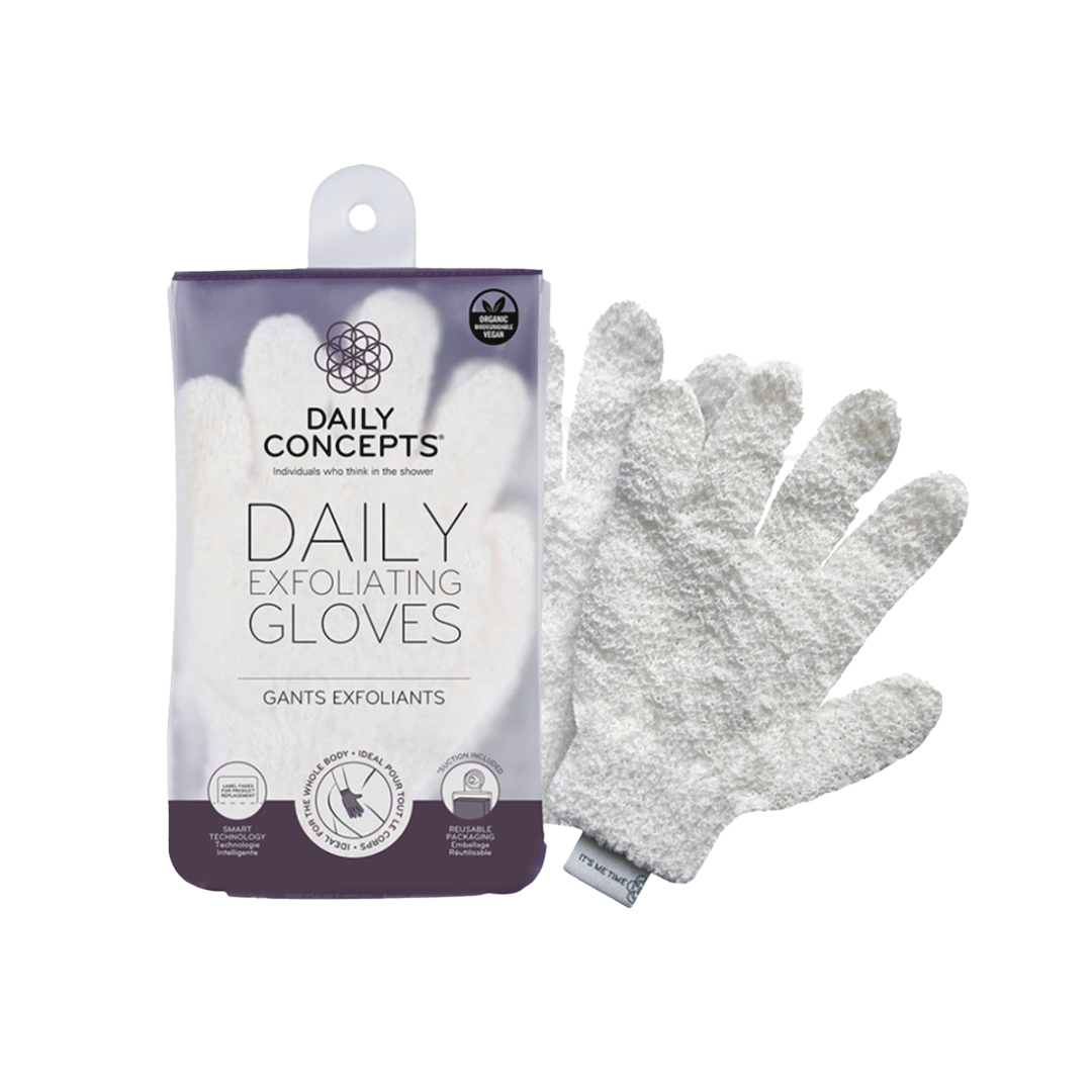 DAILY CONCEPTS DAILY EXFOLIATING GLOVES