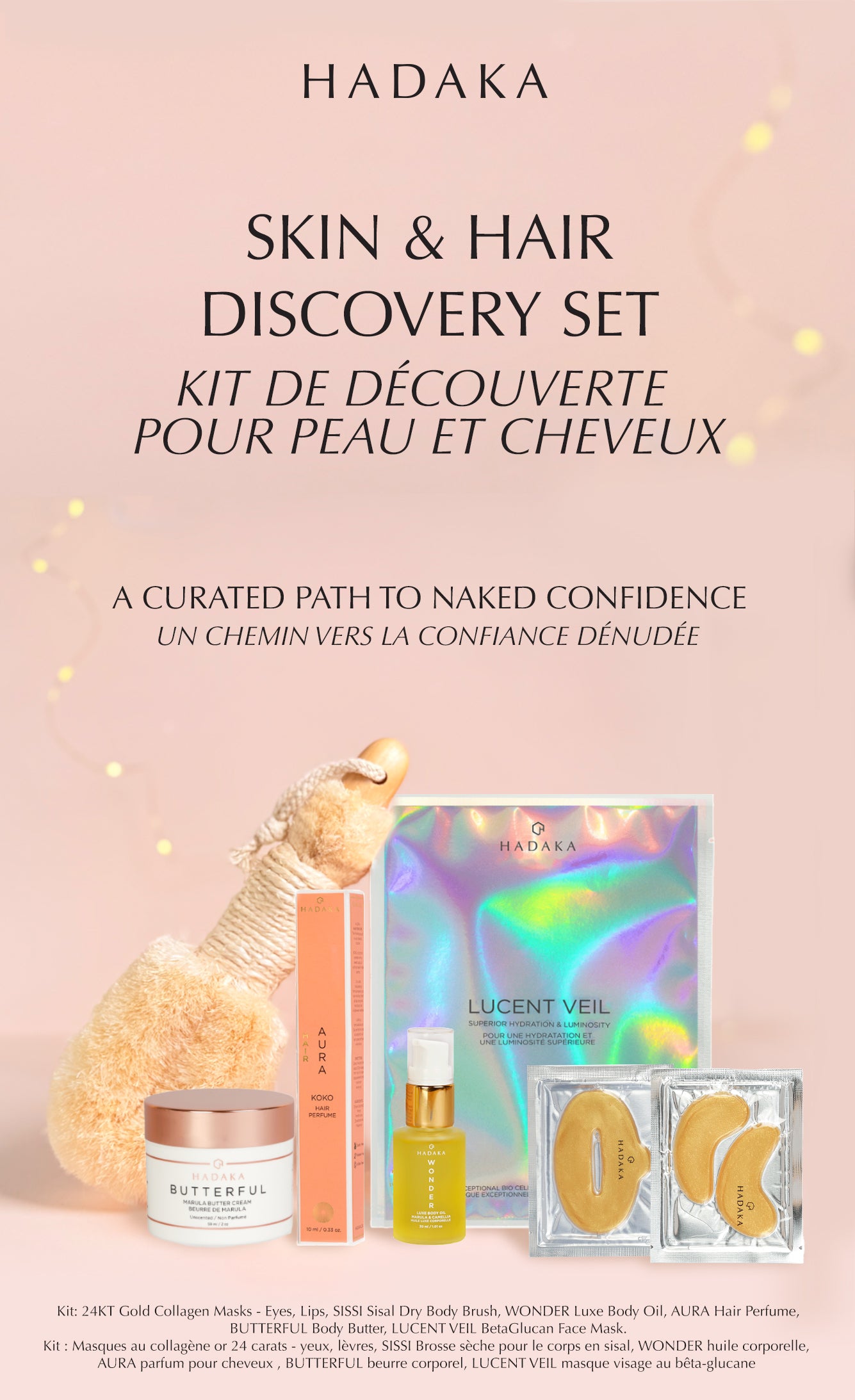 Hadaka SKIN & HAIR DISCOVERY SET