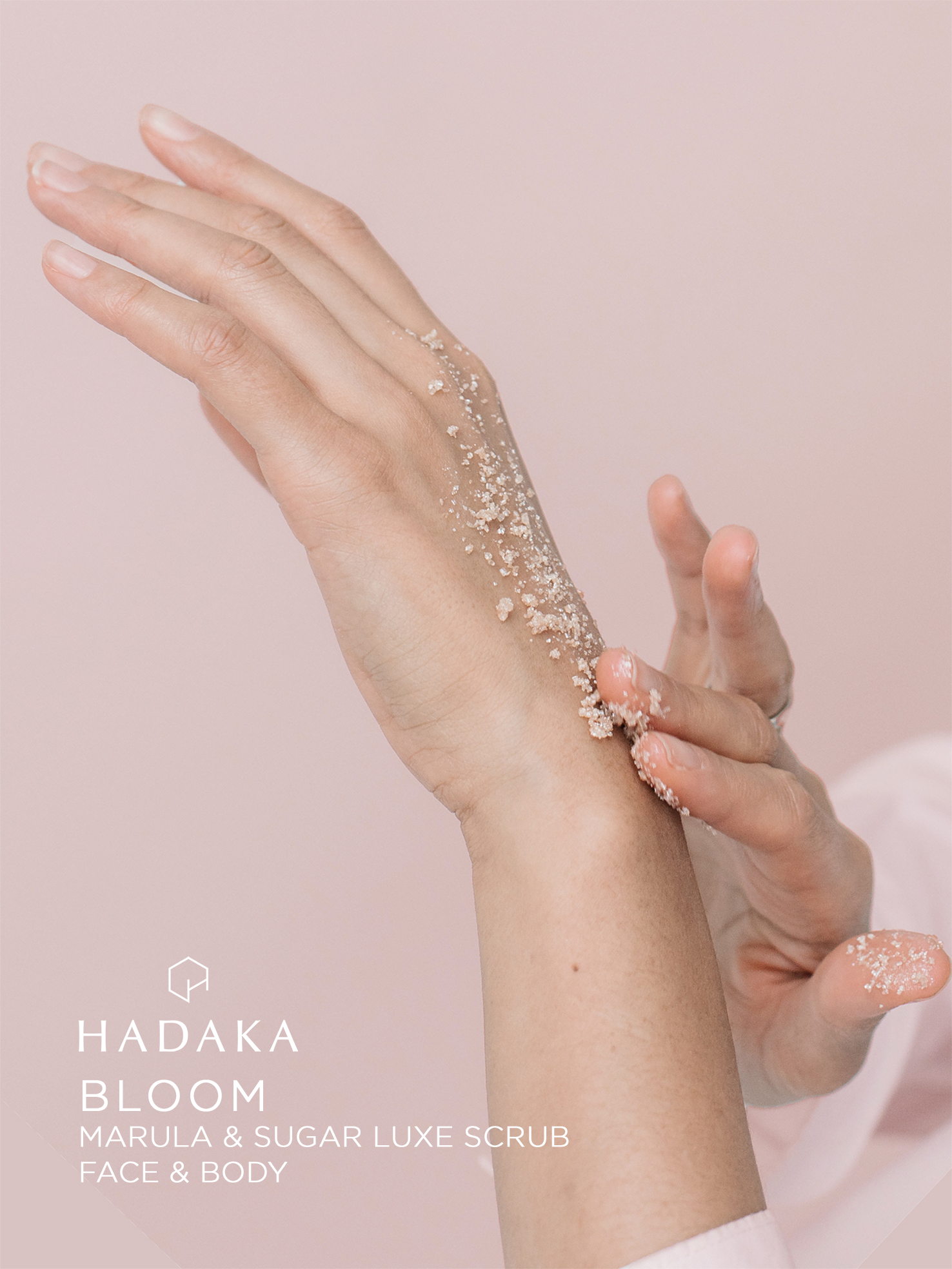 Gommage corporel de luxe HADAKA BLOOM