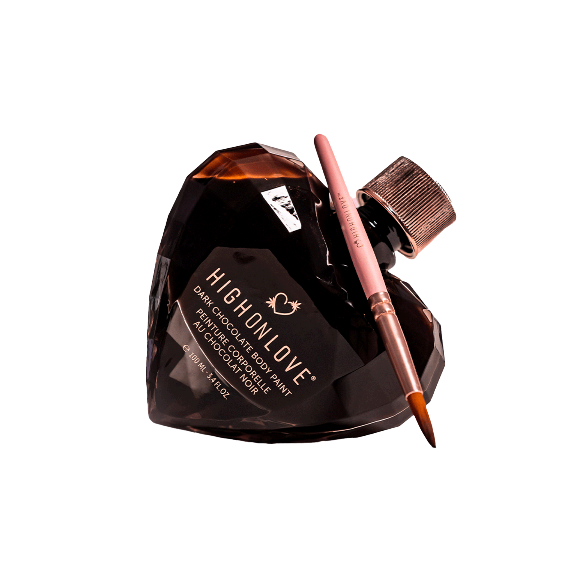 HIGH ON LOVE DARK CHOCOLATE BODY PAINT