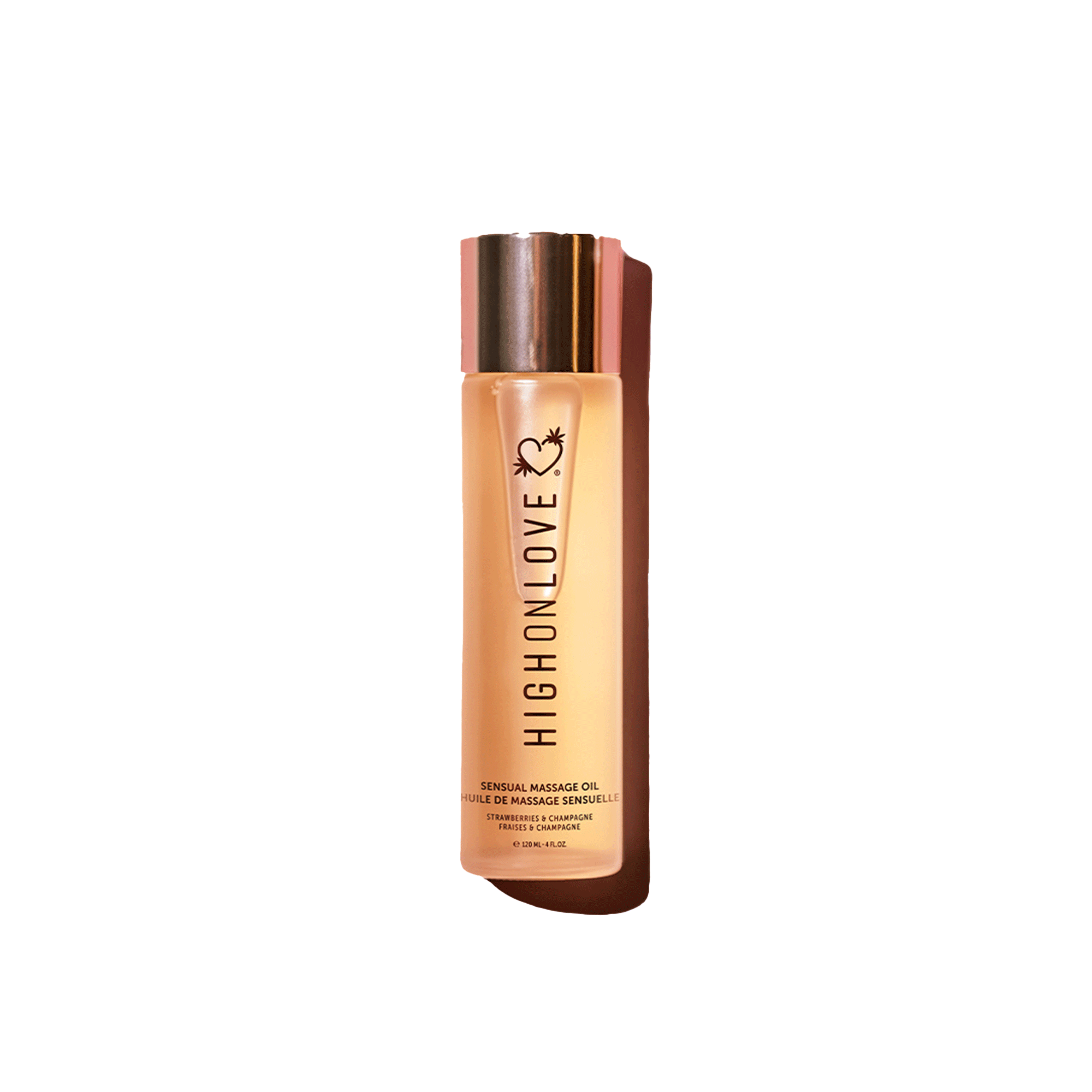 HIGH ON LOVE MASSAGE OIL STRAWBERRIES & CHAMPAGNE