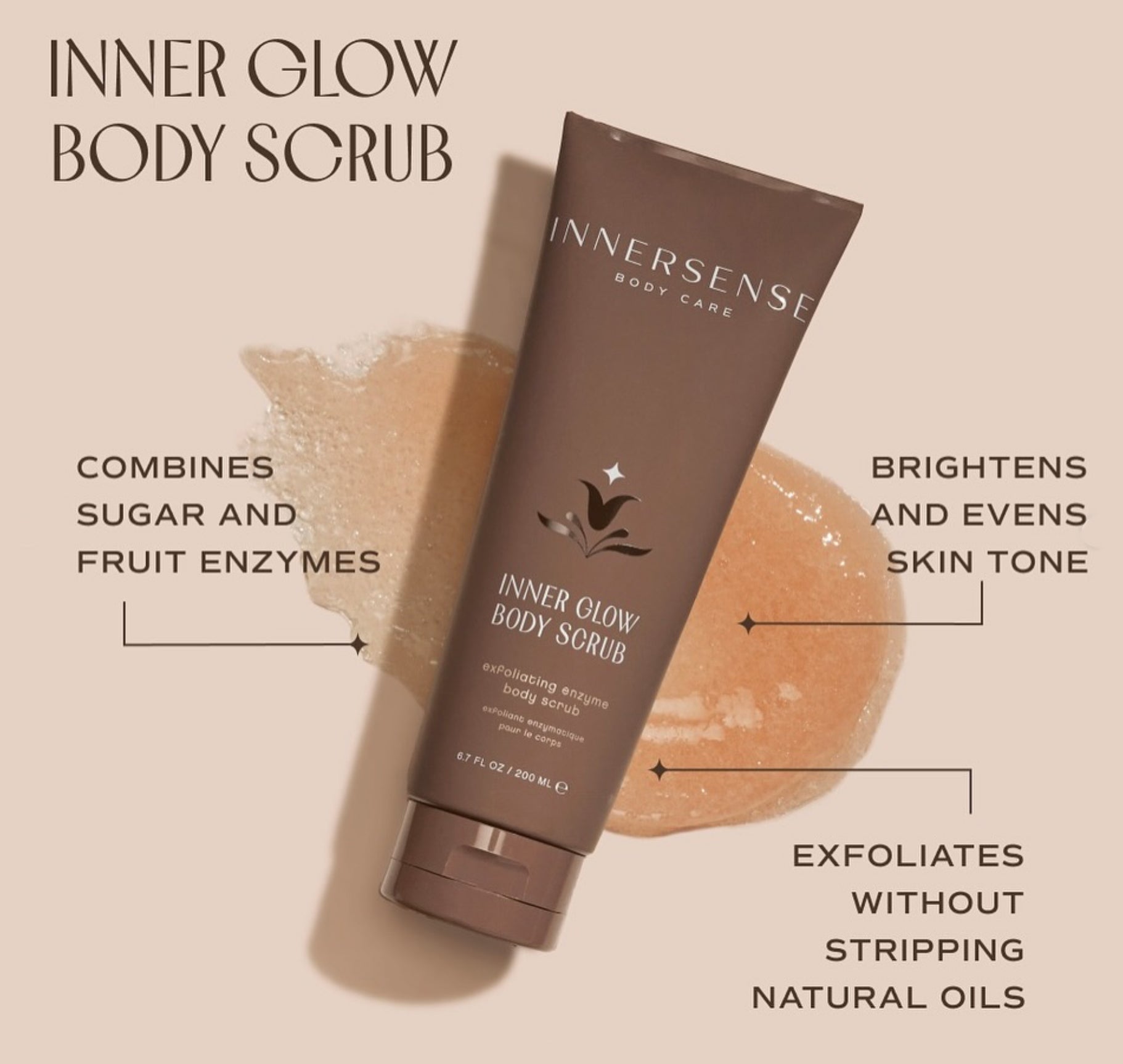INNERSENSE INNER GLOW BODY SCRUB
