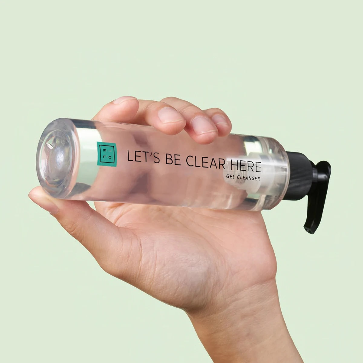 TUEL LET’S BE CLEAR HERE GEL CLEANSER