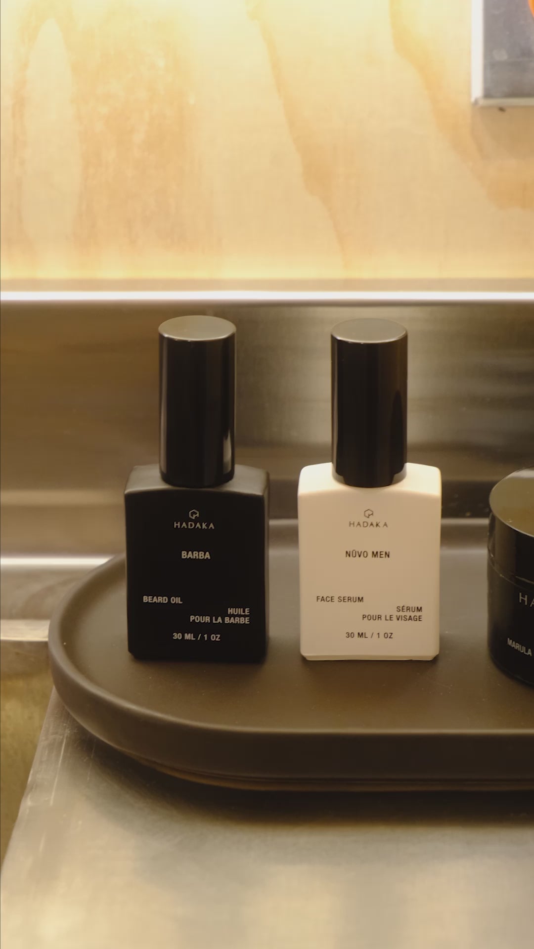 Load video: Hadaka BARBA Beard Oil